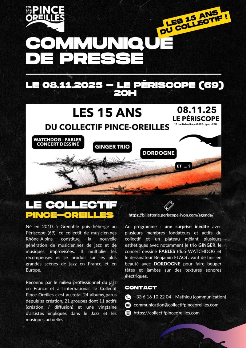 communiqué de presse