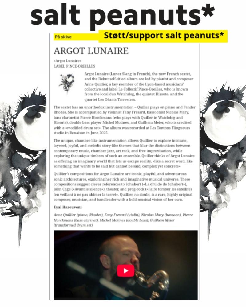 Disque Argot Lunaire - Salt Peanuts