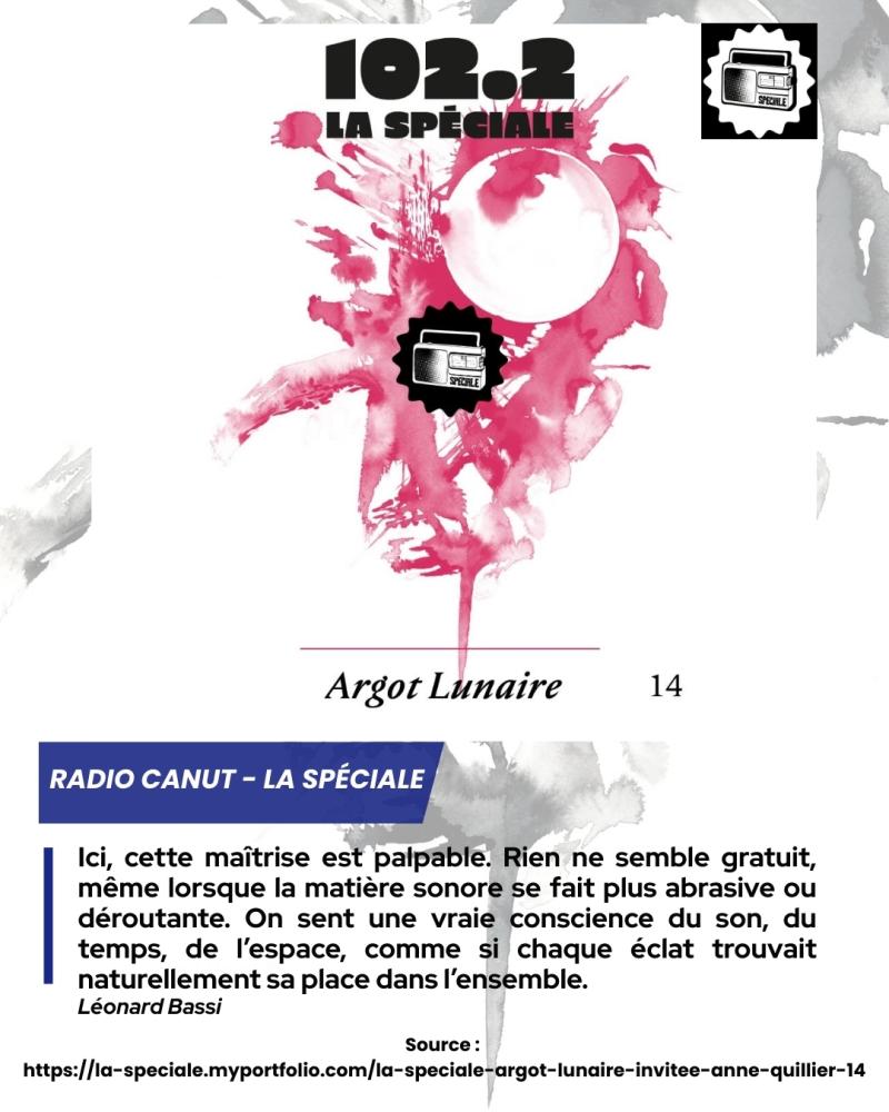 Disque Argot Lunaire - Radio Canut
